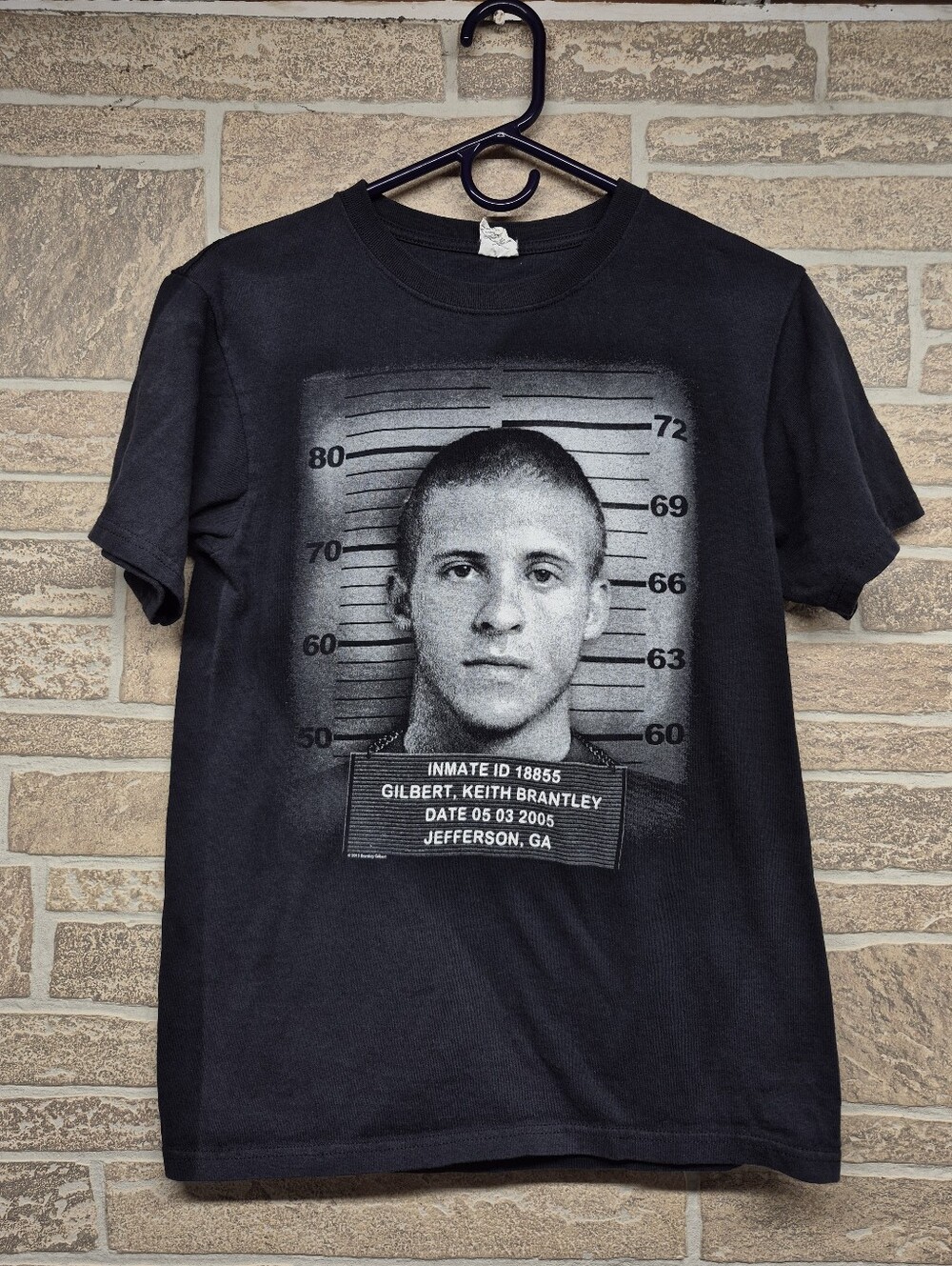 Black Graphic Mugshot Tee Brantley Gilbert